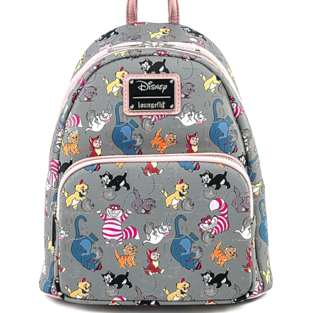 NWT Disney Backpack All the Cats Disney Cats Bag Purge Loungefly - Picture 6 of 10